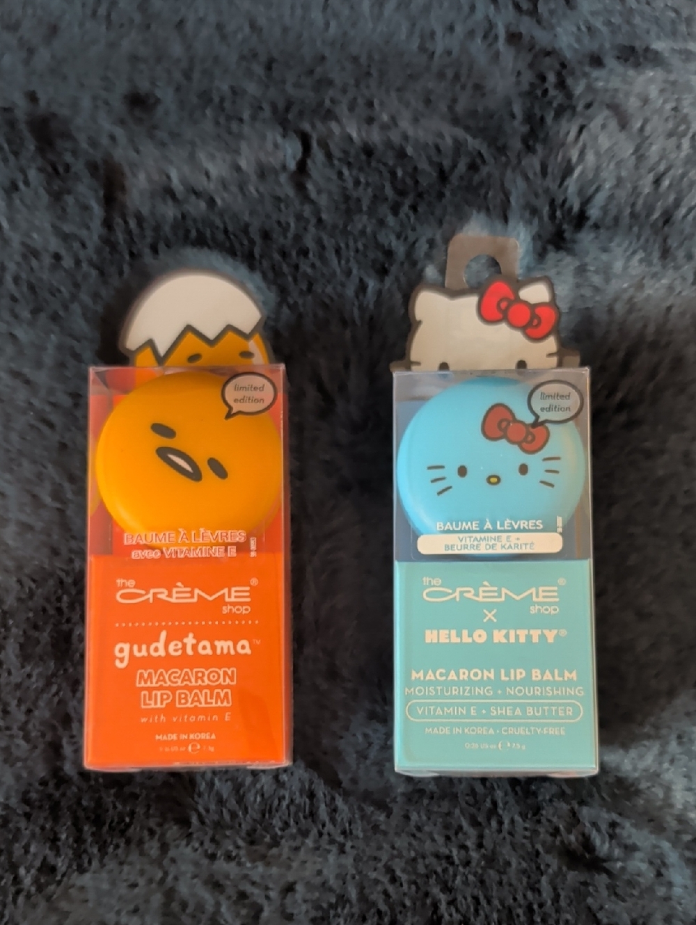 The Crème Shop Gudetama X Hello Kitty Macaron Lip Balm - Yellow
